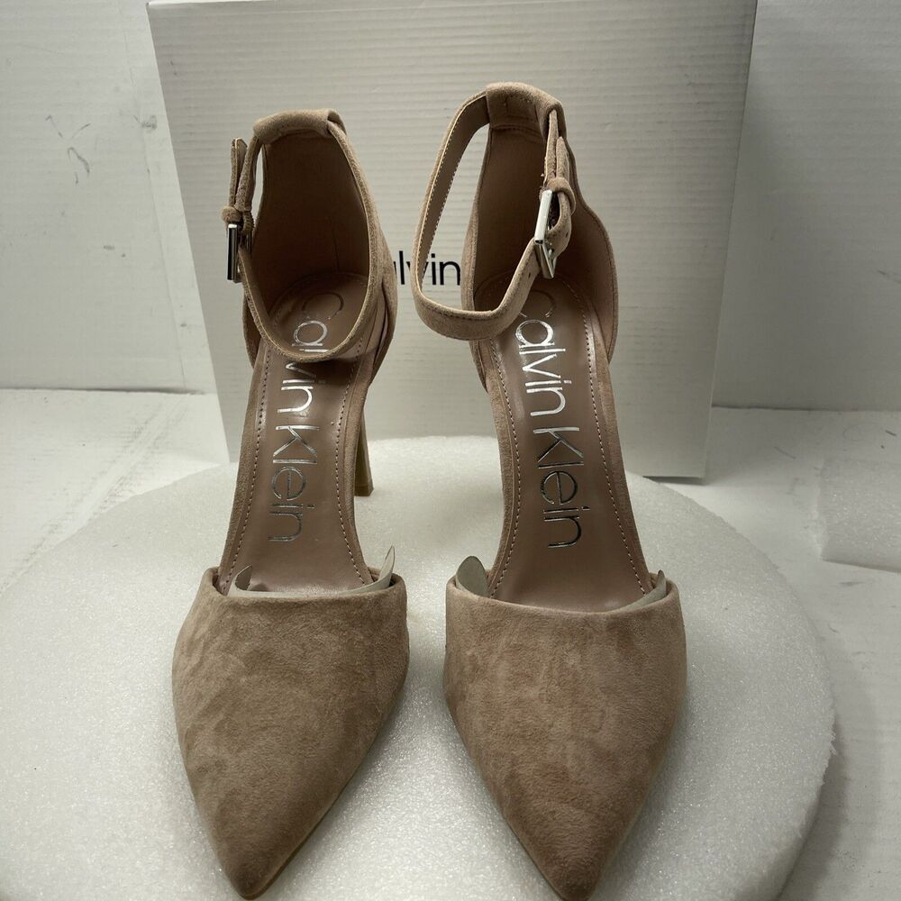 Calvin Klein Hilda Two Piece Dress Heels, Medium Pink, Women Size 10M Item#652